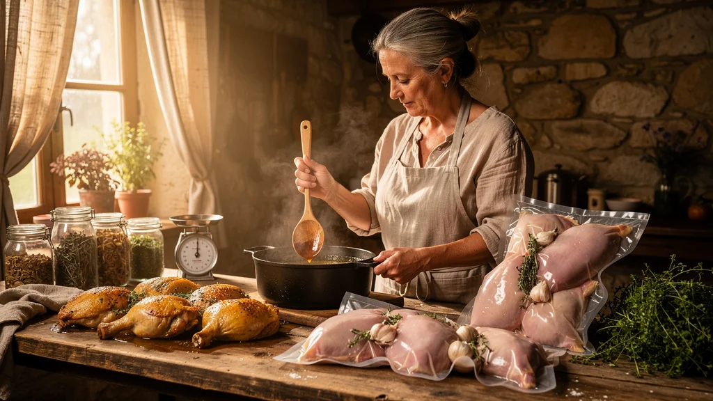 Confire manchons à la graisse ou sous vide : essai culinaire d'une cuisinière expérimentée